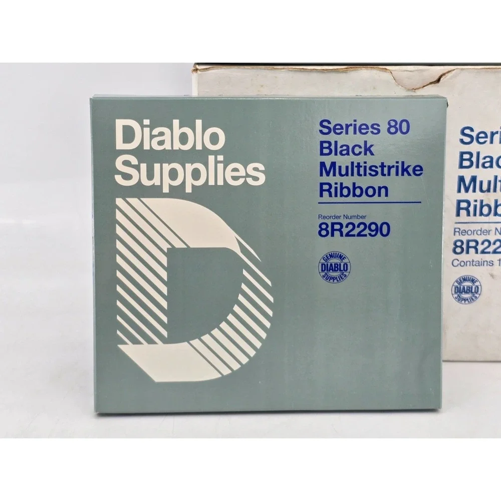 8 Lot NOS - DIABLO SUPPLIES 8R2290 SERIES 80 BLACK MULTISTRIKE RIBBON